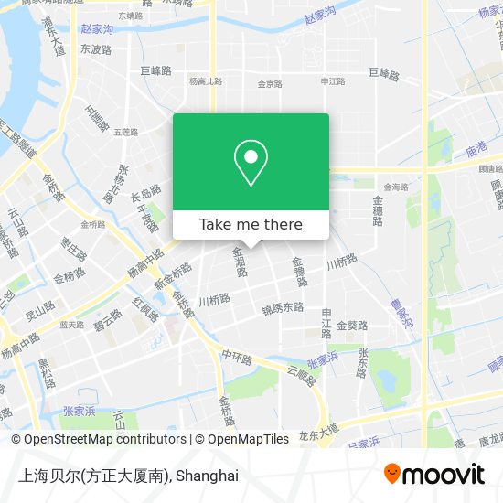 上海贝尔(方正大厦南) map