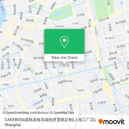 CAKEBOSS蛋糕老板高端创意蛋糕定制(上海工厂店) map
