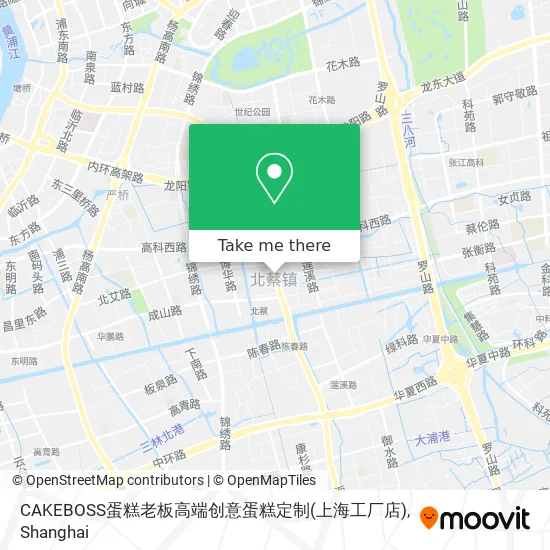 CAKEBOSS蛋糕老板高端创意蛋糕定制(上海工厂店) map