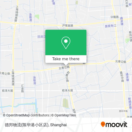 德邦物流(陈华港小区店) map