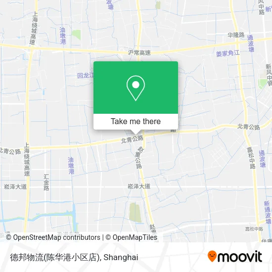 德邦物流(陈华港小区店) map