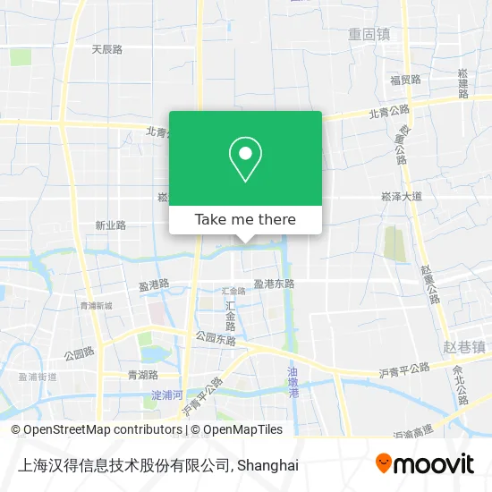 上海汉得信息技术股份有限公司 map