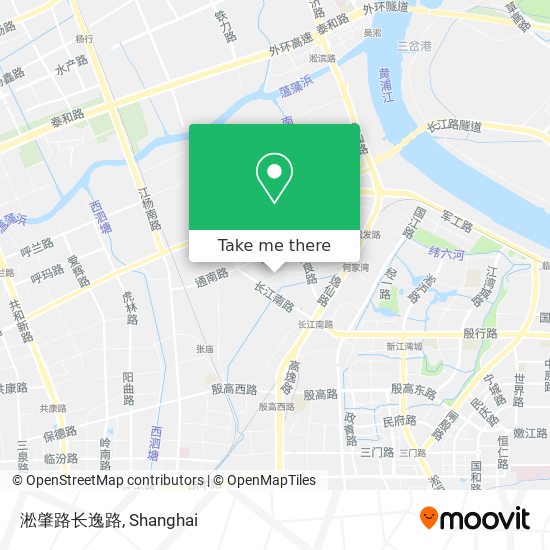 淞肇路长逸路 map