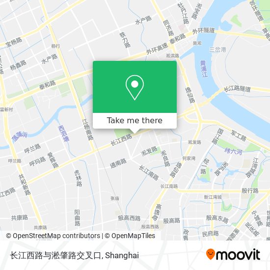 长江西路与淞肇路交叉口 map