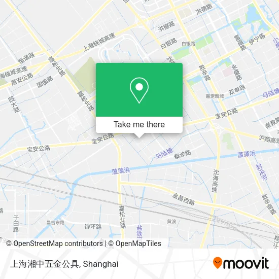 上海湘中五金公具 map