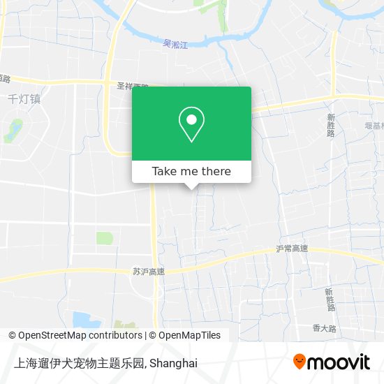 上海遛伊犬宠物主题乐园 map