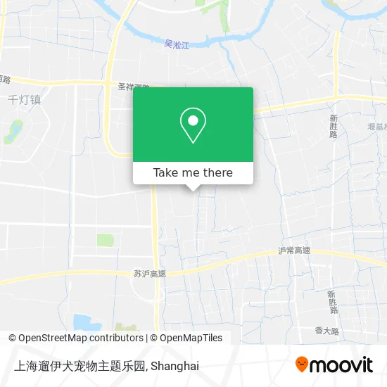 上海遛伊犬宠物主题乐园 map