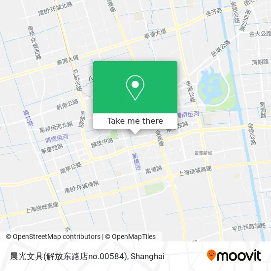 晨光文具(解放东路店no.00584) map