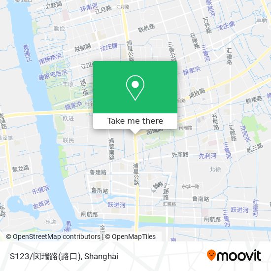 S123/闵瑞路(路口) map