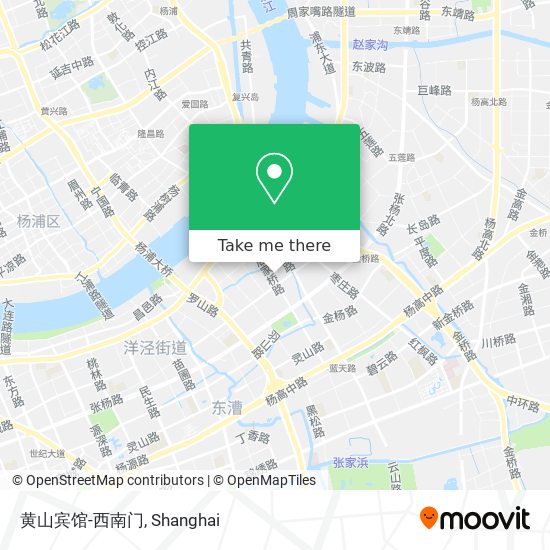 黄山宾馆-西南门 map