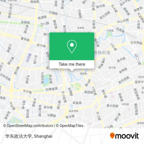 华东政法大学 map