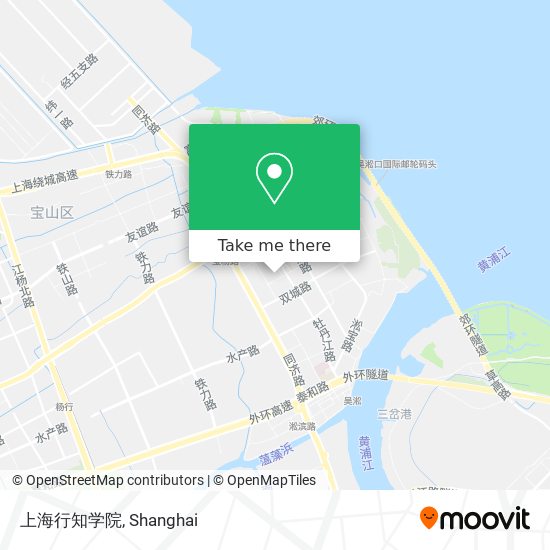 上海行知学院 map