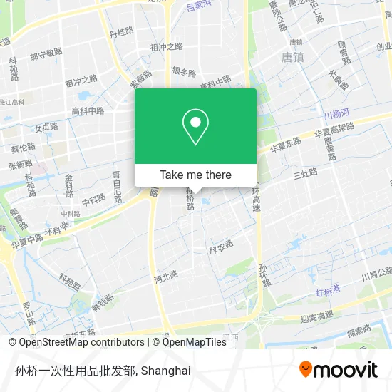 孙桥一次性用品批发部 map