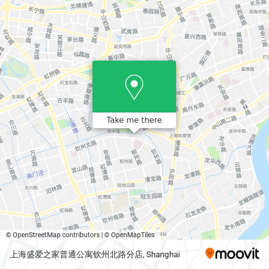 上海盛爱之家普通公寓钦州北路分店 map