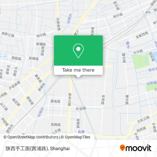 陕西手工面(茜浦路) map