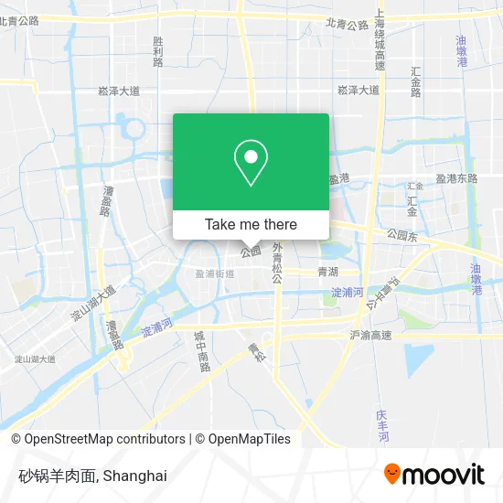 砂锅羊肉面 map