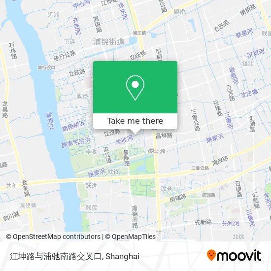 江坤路与浦驰南路交叉口 map