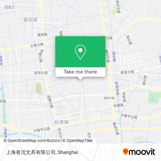 上海巷沈文具有限公司 map