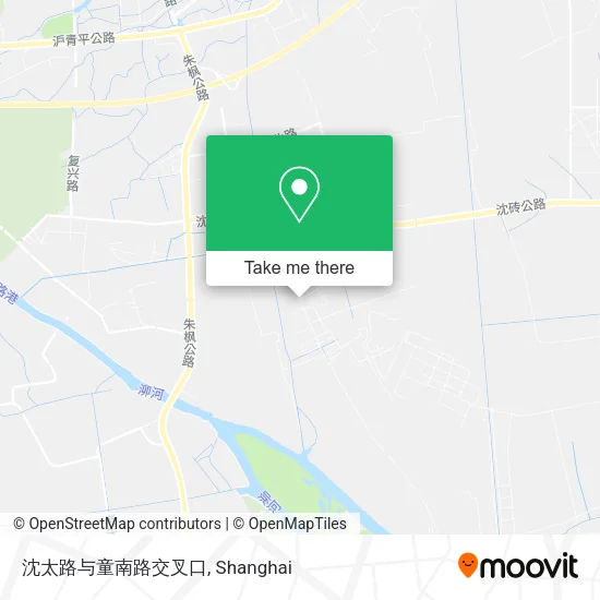 沈太路与童南路交叉口 map