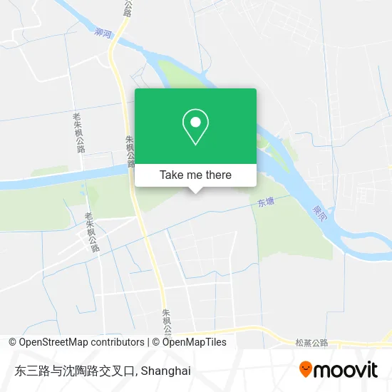 东三路与沈陶路交叉口 map