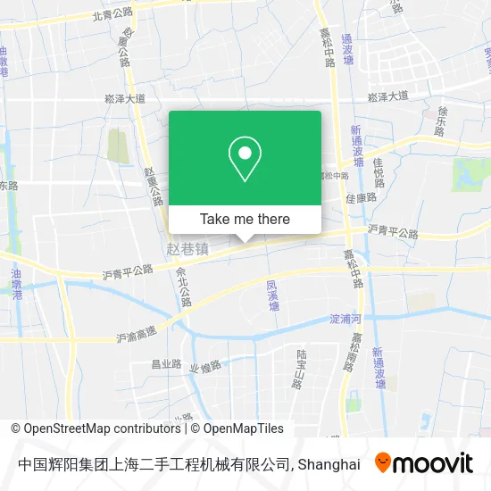 中国辉阳集团上海二手工程机械有限公司 map