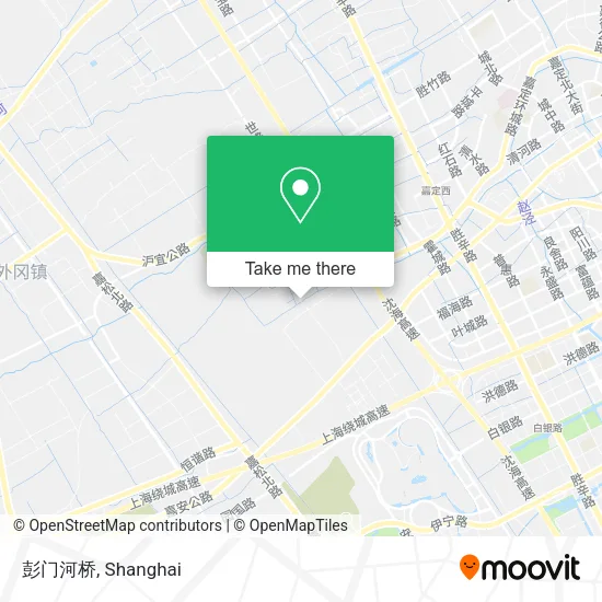 彭门河桥 map