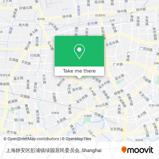 上海静安区彭浦镇绿园居民委员会 map