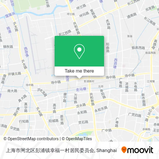 上海市闸北区彭浦镇幸福一村居民委员会 map