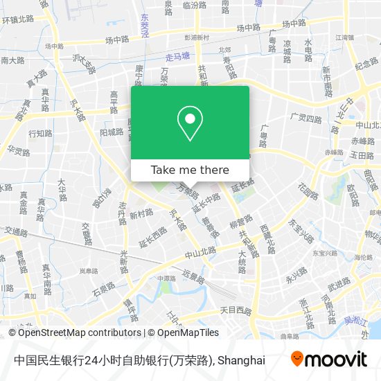 中国民生银行24小时自助银行(万荣路) map
