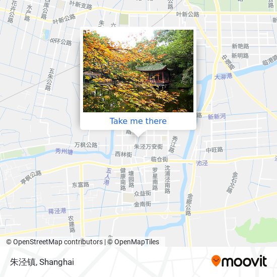 朱泾镇 map