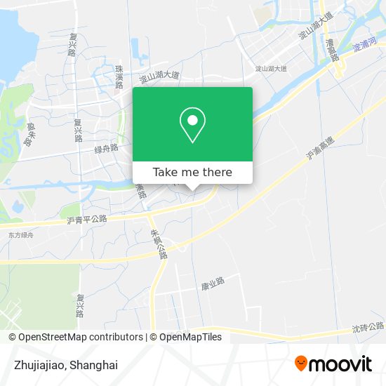 Zhujiajiao map