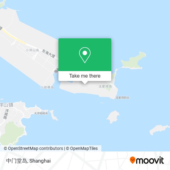 中门堂岛 map