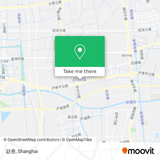 赵巷 map