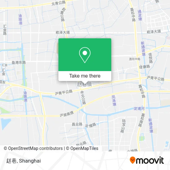 赵巷 map