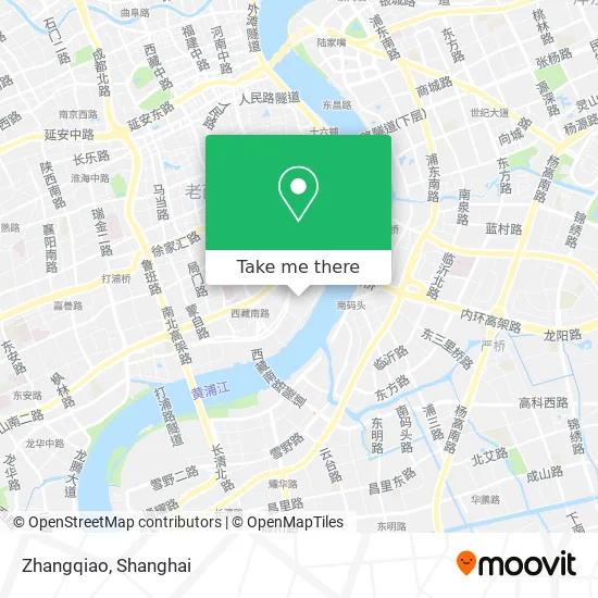 Zhangqiao map