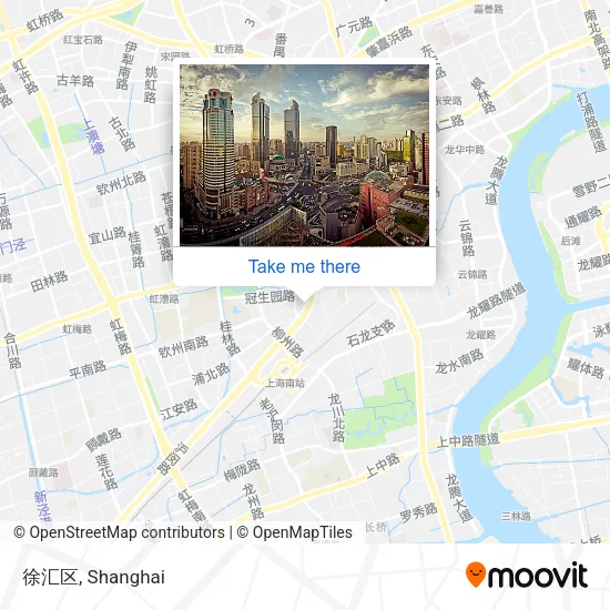 徐汇区 map