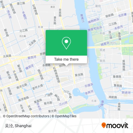 吴泾 map
