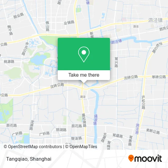 Tangqiao map