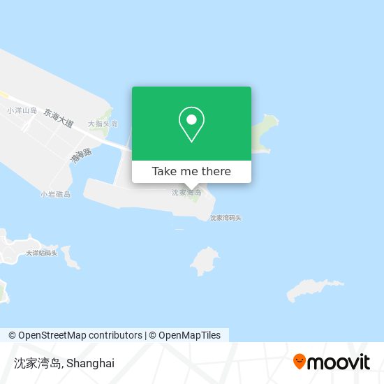 沈家湾岛 map