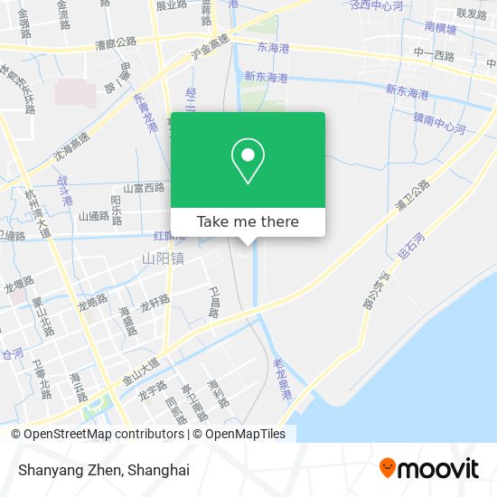 Shanyang Zhen map