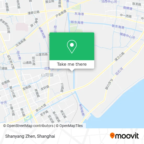 Shanyang Zhen map