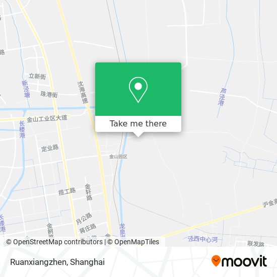 Ruanxiangzhen map