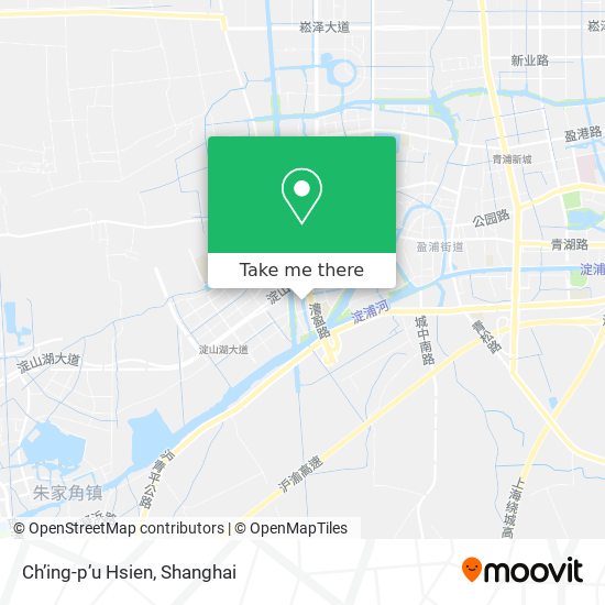 Ch’ing-p’u Hsien map