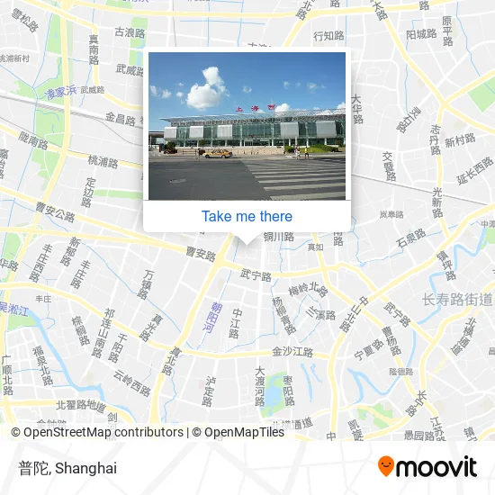 普陀 map