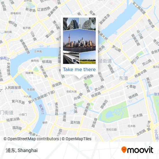 浦东 map
