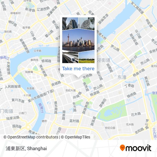 浦東新区 map