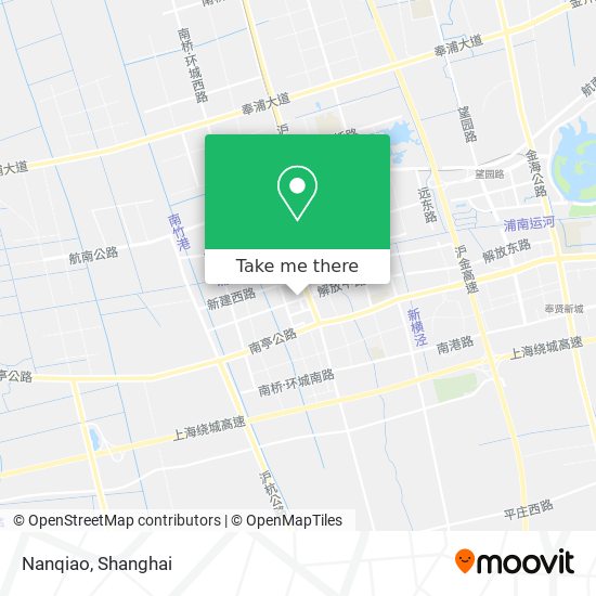 Nanqiao map