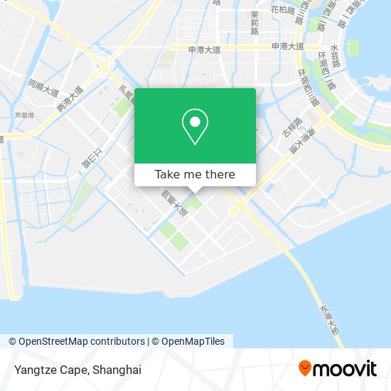 Yangtze Cape map
