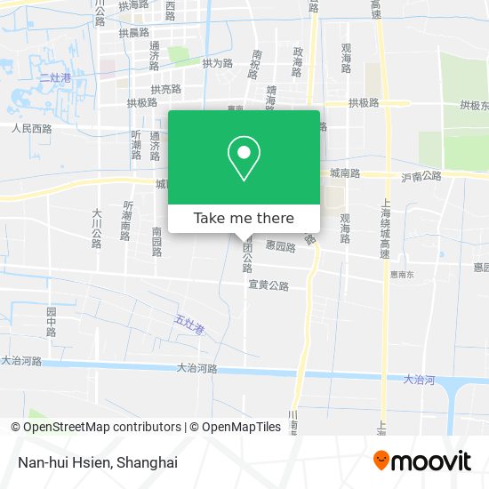 Nan-hui Hsien map