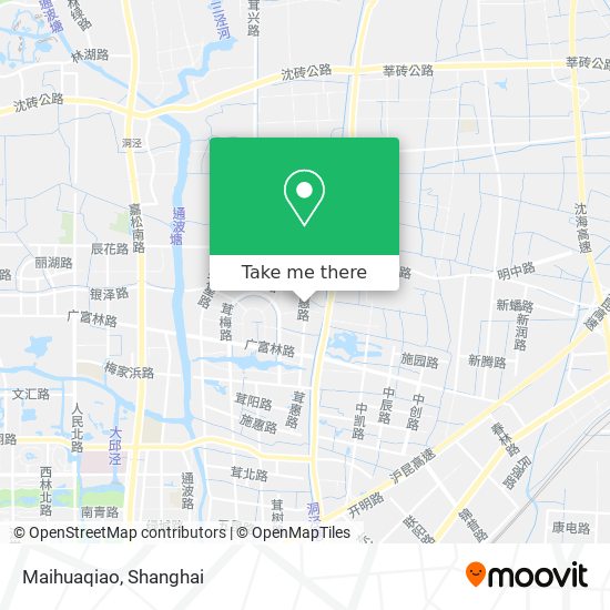 Maihuaqiao map